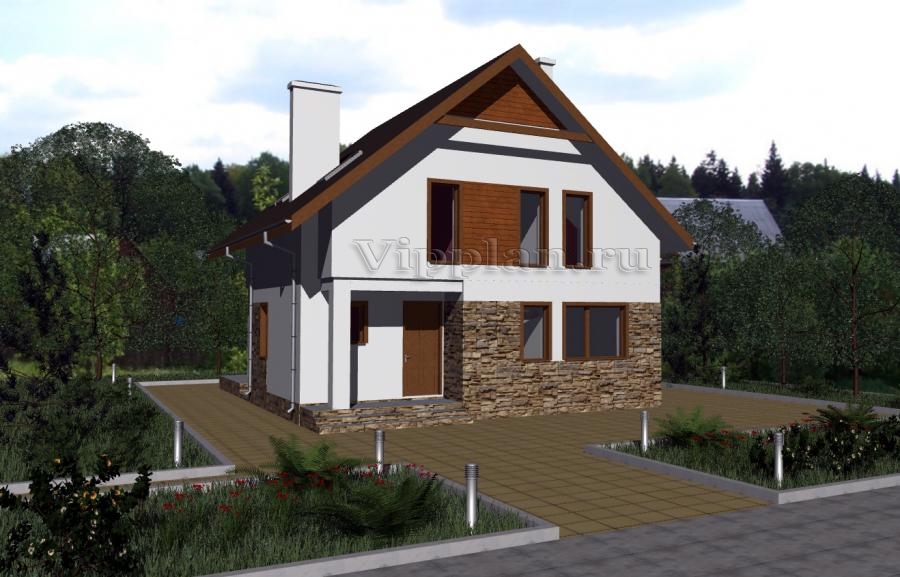 Проект уютного комфортабельного коттеджа